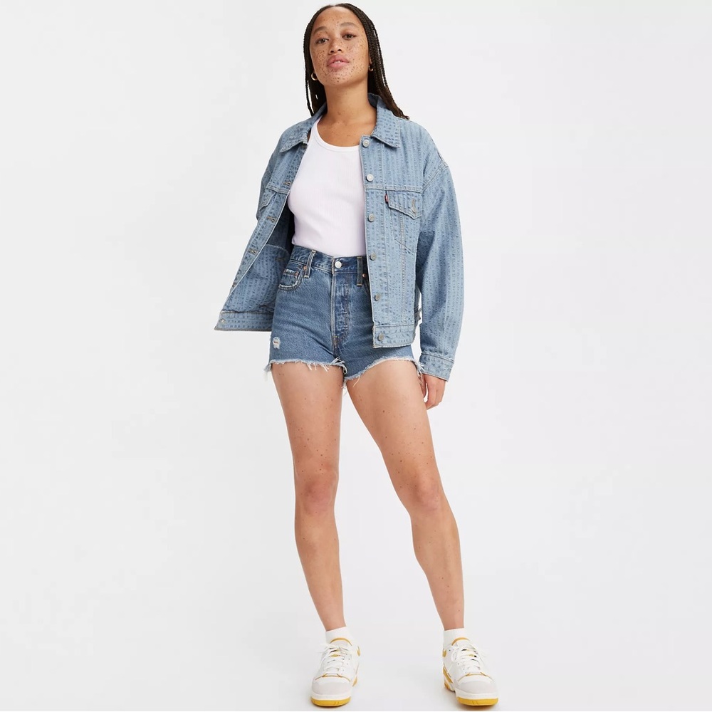 28 LEVI’S Ribcage Shorts - Picture 3 of 7